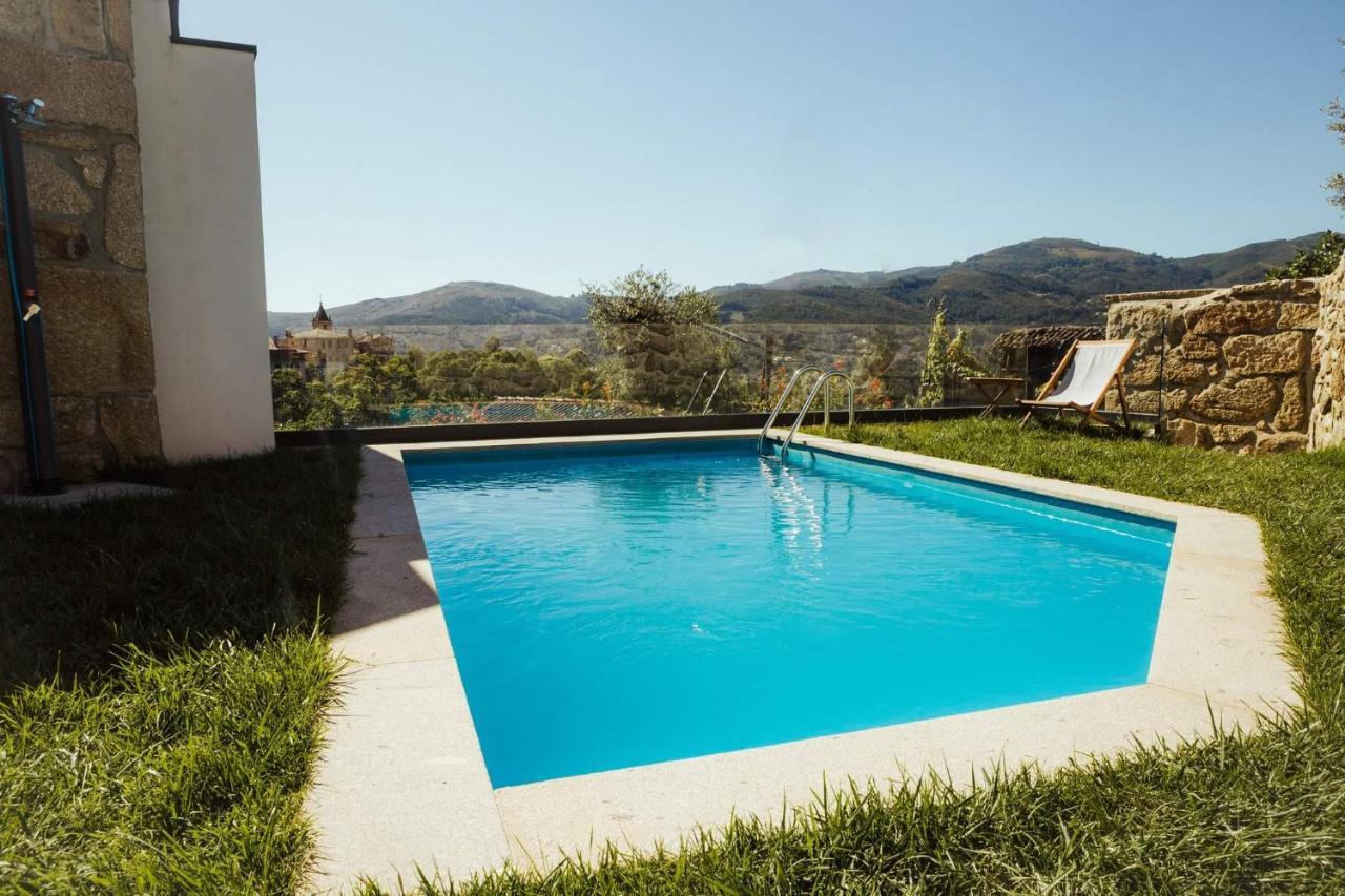 特拉什杜博鲁Casa Da Vila - Pool & Hot Tub With Mountain View In Geres别墅 外观 照片