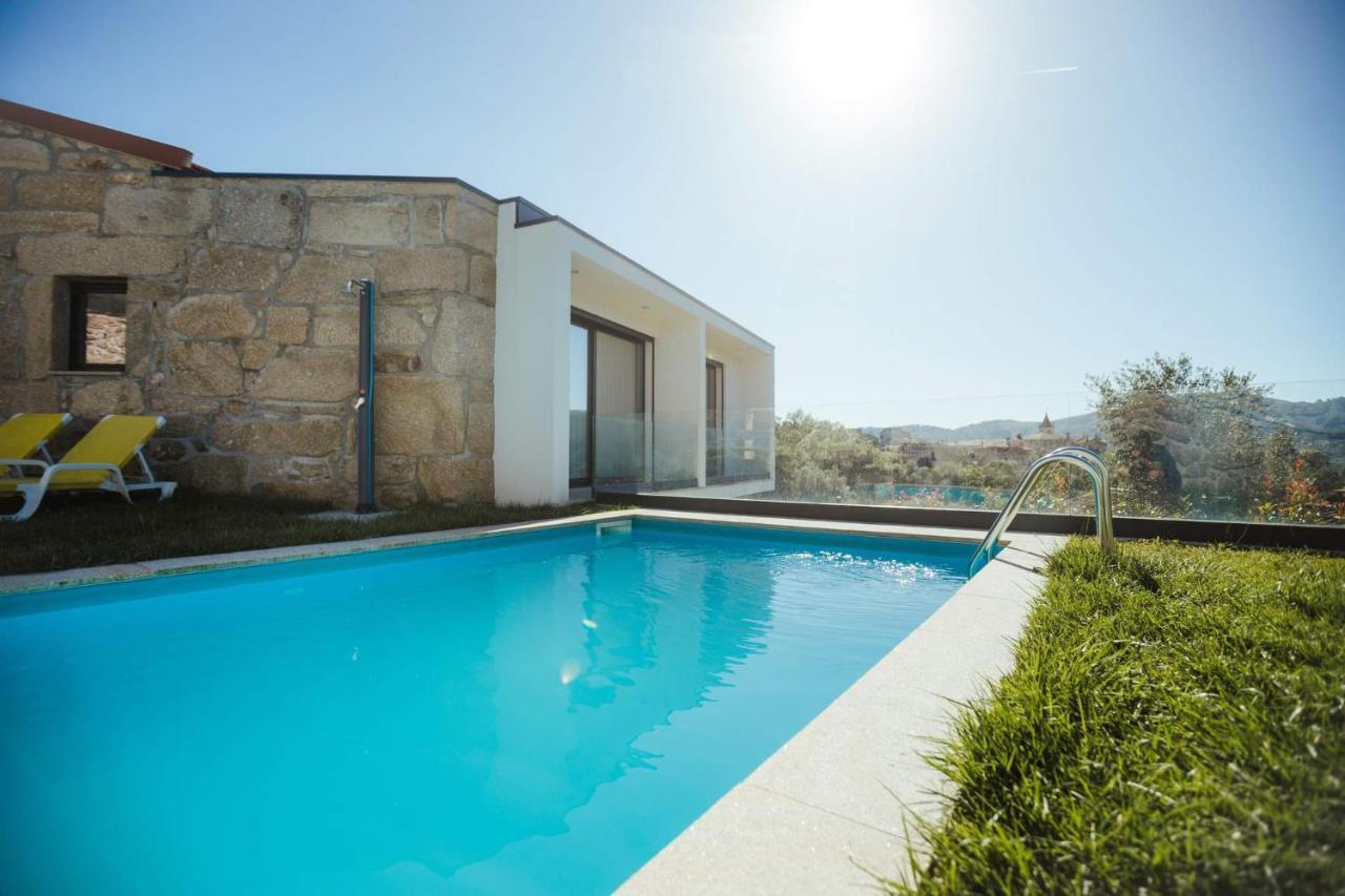 特拉什杜博鲁Casa Da Vila - Pool & Hot Tub With Mountain View In Geres别墅 外观 照片